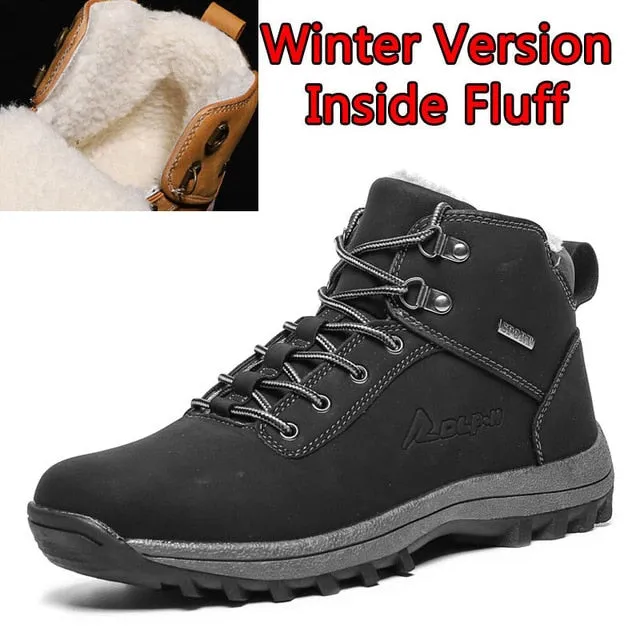 2020 Fashion Winter Snow Boots For Men High Top Super Warm Plush Warm Ankle Boots