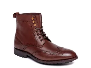 Anthony Veer Grant Wingtip boots, brown