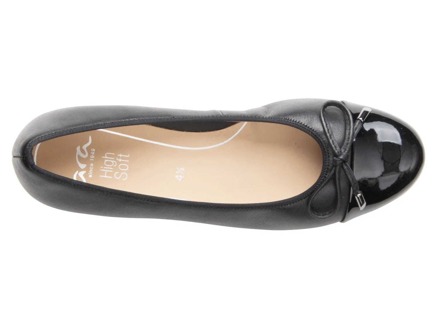 Ara Belinda ballet flats, black