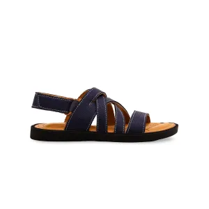 Boys Navy Formal Sandal KD9552