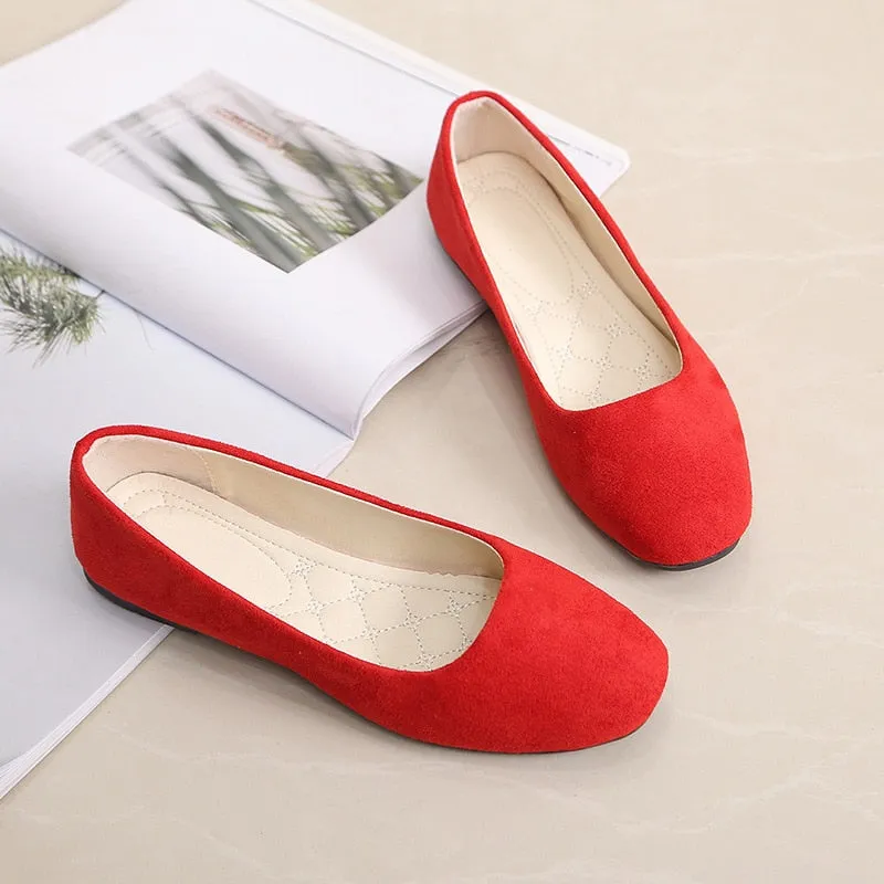 Comfortable and Casual Flat Ballerina Shoes