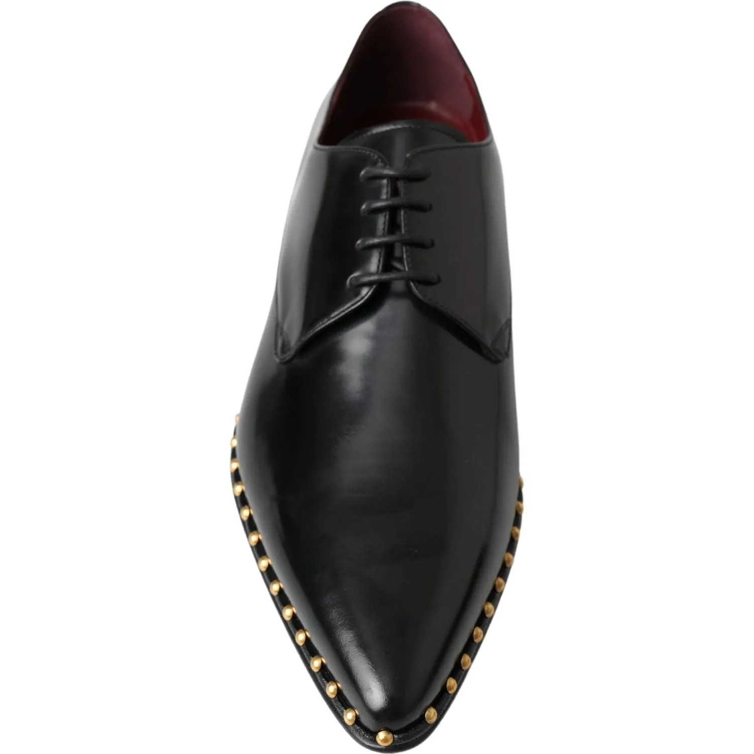 Dolce & Gabbana Elegant Studded Derby Formal Shoes