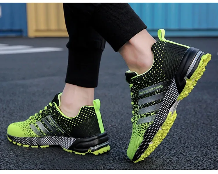 Fashion Casual Sneakers, Breathable Walking and Running Shoes