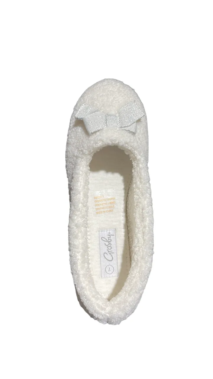 Grosby Womens Snuggly Comfortable Home Slippers Cream