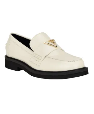 GUESS Women's Shatha Logo Slip On Almond Toe Loafers multicolor