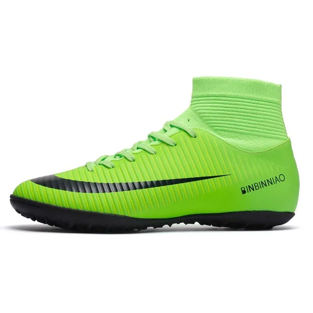 Indoor Outdoor Soccer Shoes for Men Women Football Shoes Kids Training Sneakers Spikes Soccer Cleats Futsal Football Boots