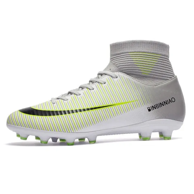 Indoor Outdoor Soccer Shoes for Men Women Football Shoes Kids Training Sneakers Spikes Soccer Cleats Futsal Football Boots