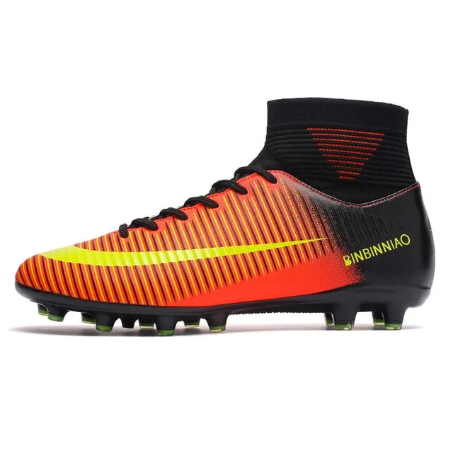 Indoor Outdoor Soccer Shoes for Men Women Football Shoes Kids Training Sneakers Spikes Soccer Cleats Futsal Football Boots