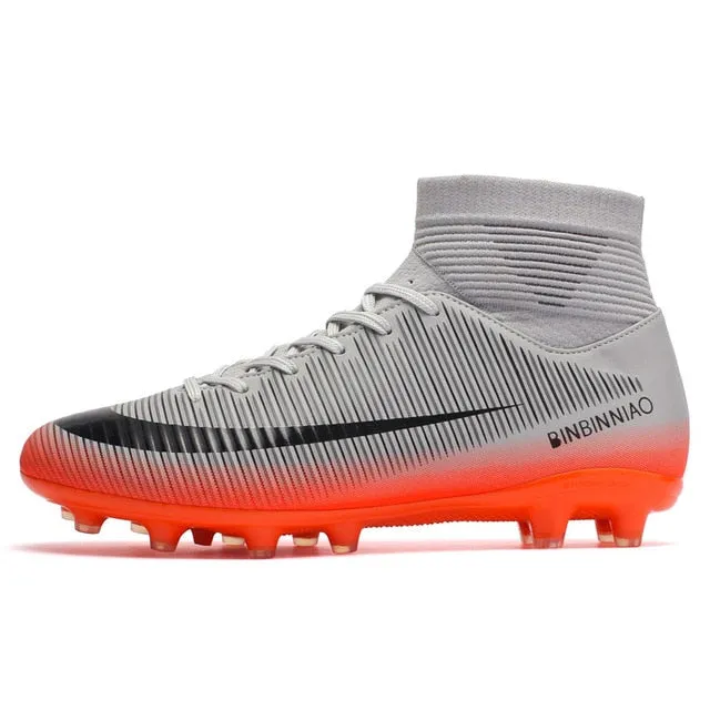 Indoor Outdoor Soccer Shoes for Men Women Football Shoes Kids Training Sneakers Spikes Soccer Cleats Futsal Football Boots