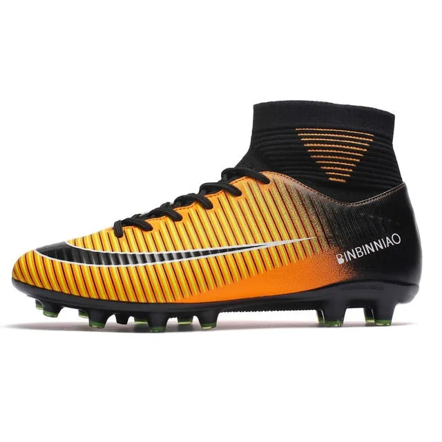 Indoor Outdoor Soccer Shoes for Men Women Football Shoes Kids Training Sneakers Spikes Soccer Cleats Futsal Football Boots