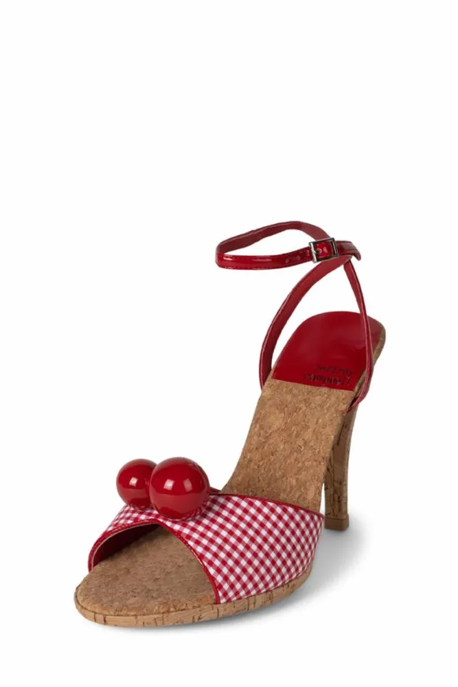 Jeffrey Campbell  Women's Pom_Pom Red M