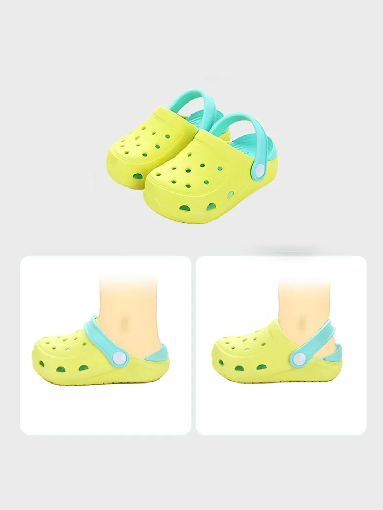 Kids' Dual-Color Indoor Sandals