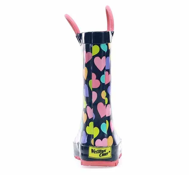 Kids Happy Hearts Rain Boot - Multi