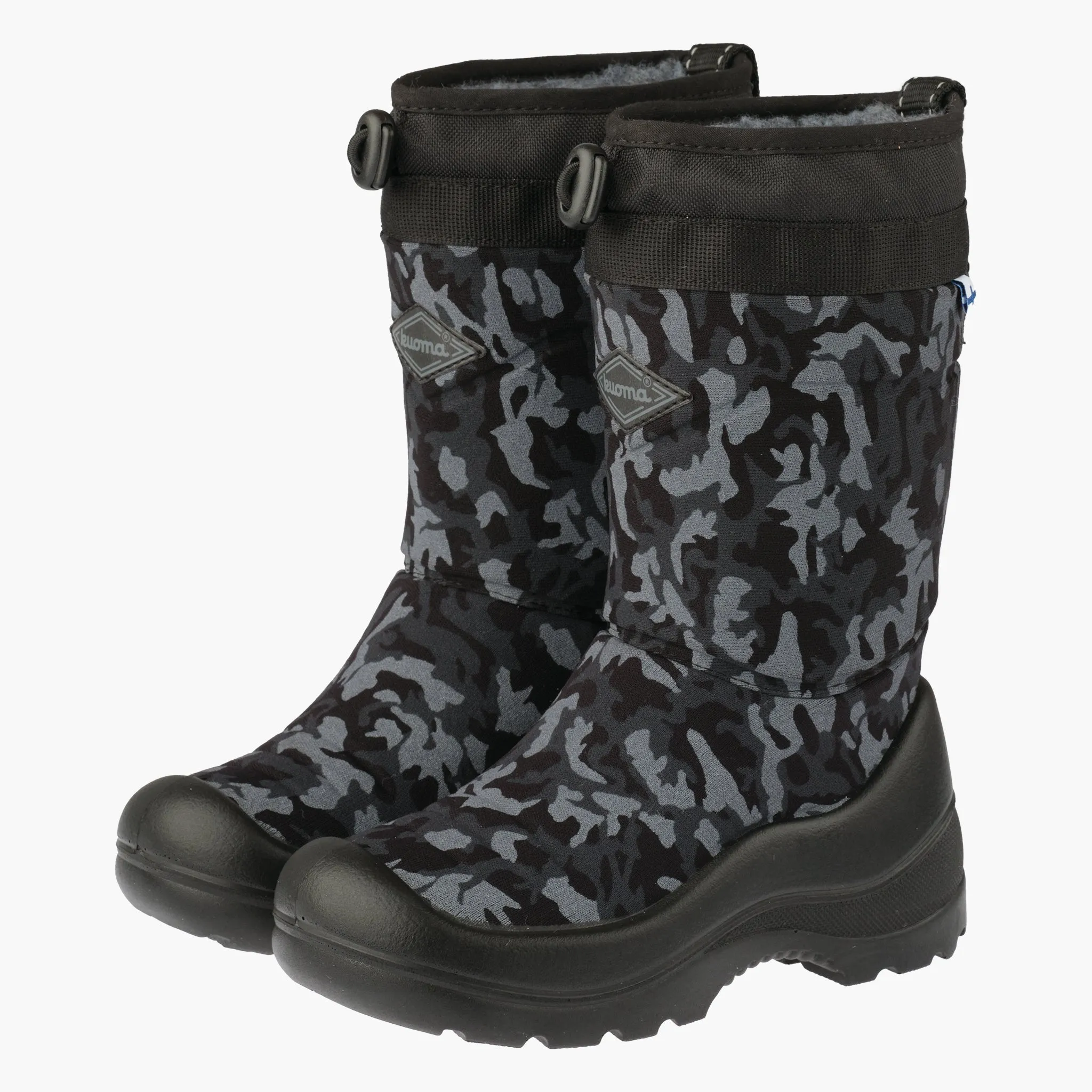 Kids´ winter boots Lumilukko, Black Ghost