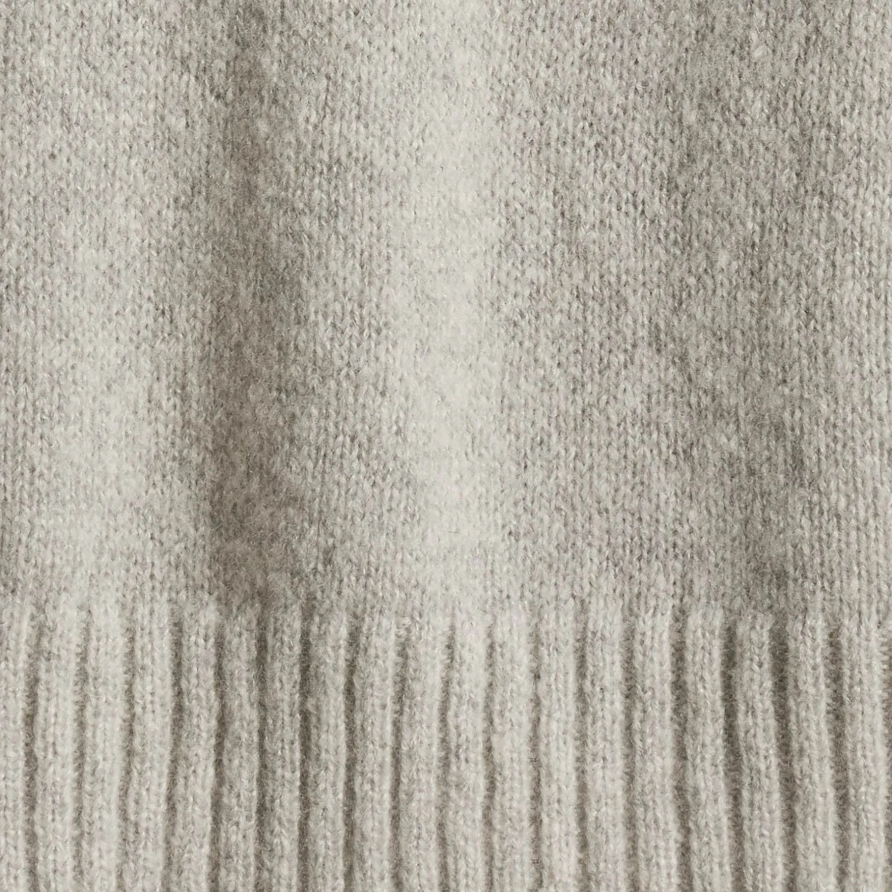 Lightweight Textured Cashmere Crew - Mist