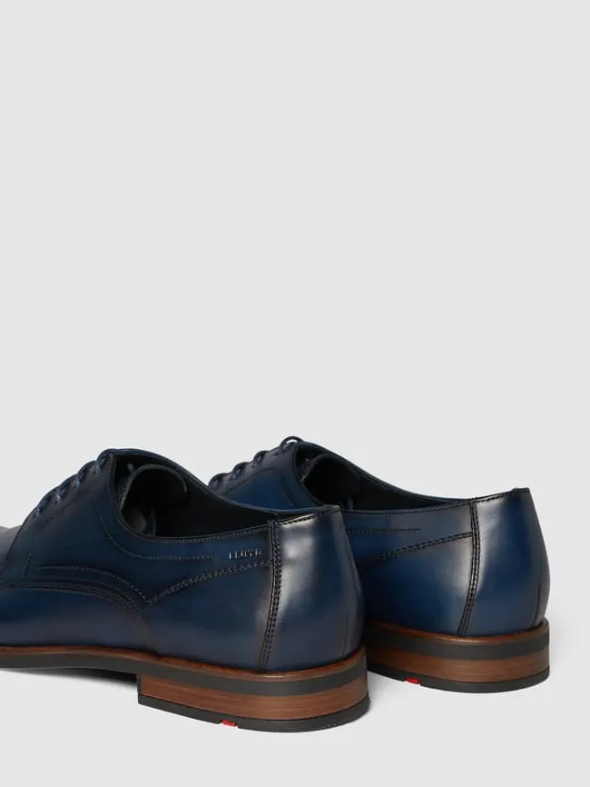 Lloyd smooth leather derby, dark blue