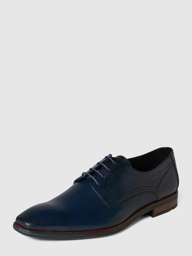 Lloyd smooth leather derby, dark blue