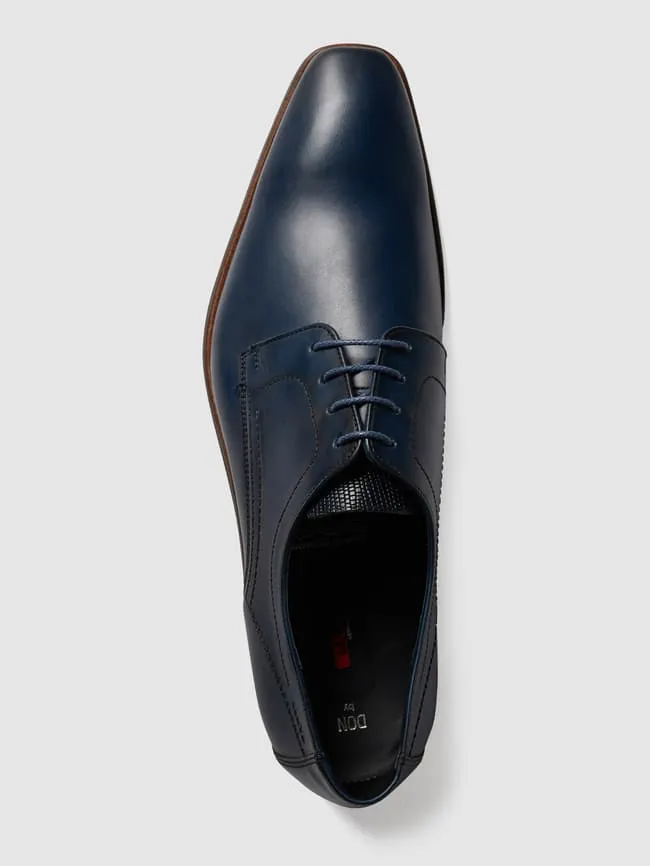 Lloyd smooth leather derby, dark blue