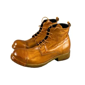 Men's Distressed Rivets Service Boots