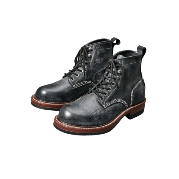 Men's Embossed Ironclad Boots