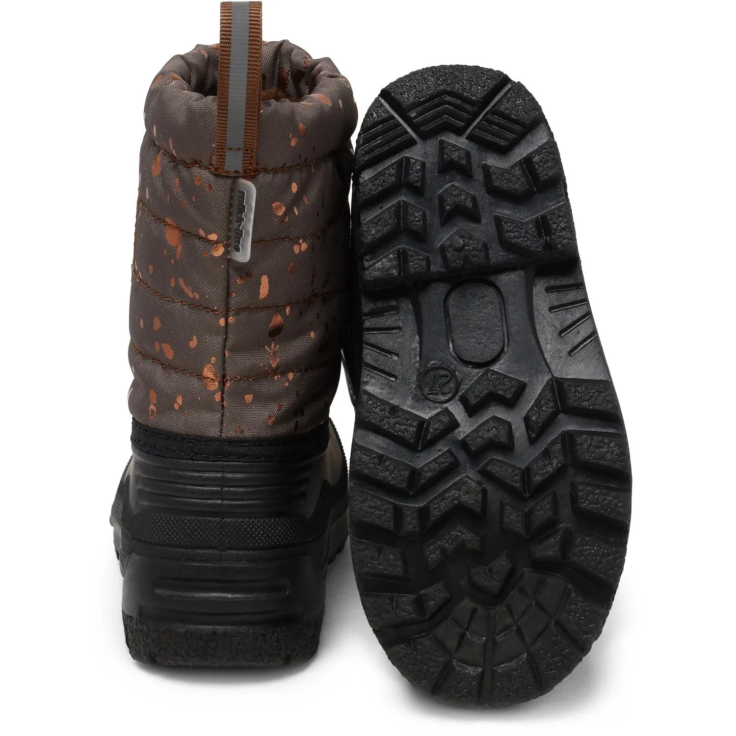 Mikk-Line Chocolate Chip Winter Boot Rubber