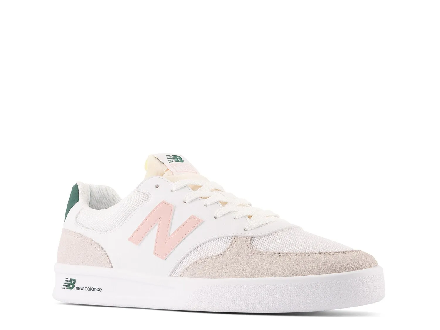 New Balance CT300 v3 Court sneakers, white/pink