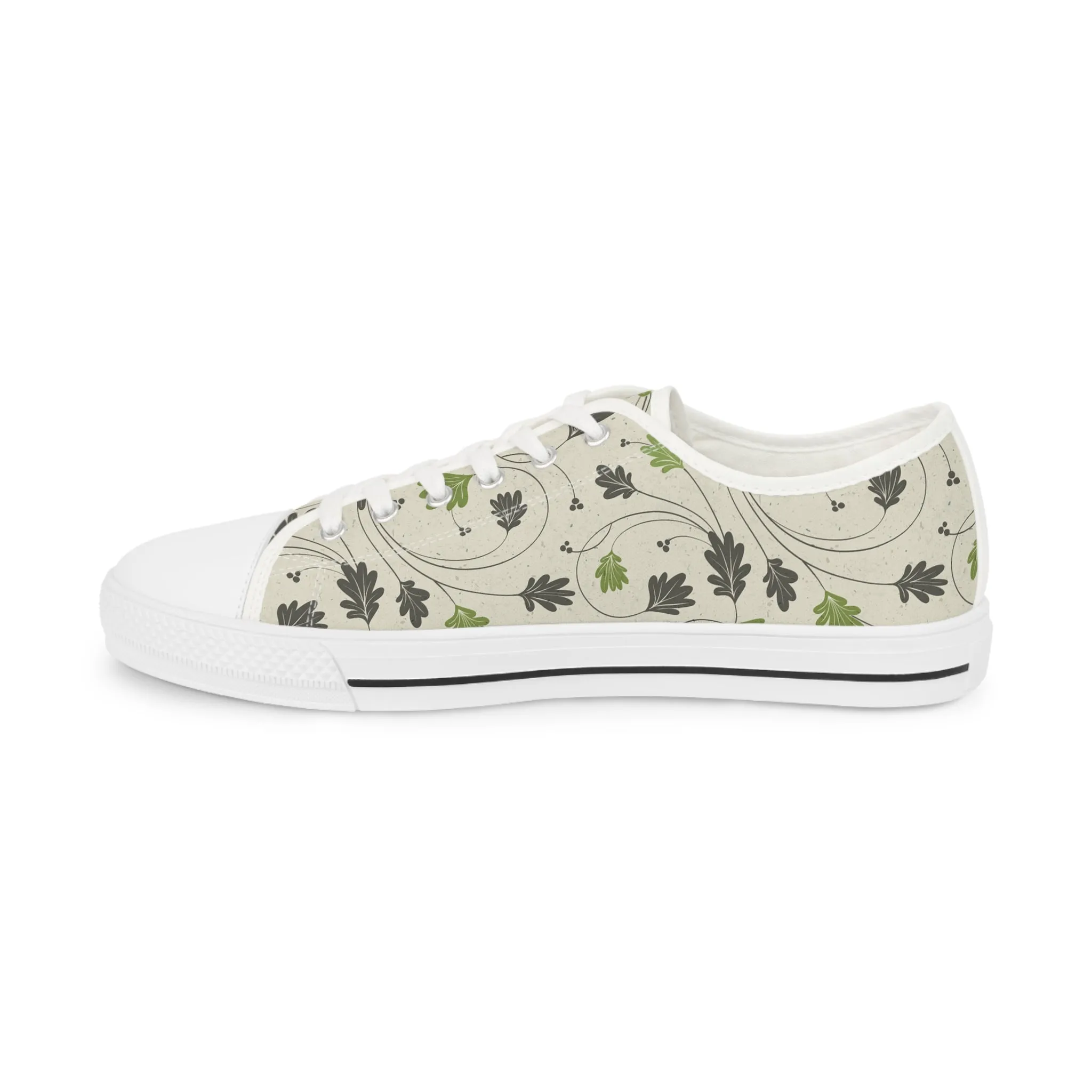 Oak Leaves Men's Low Top Sneakers