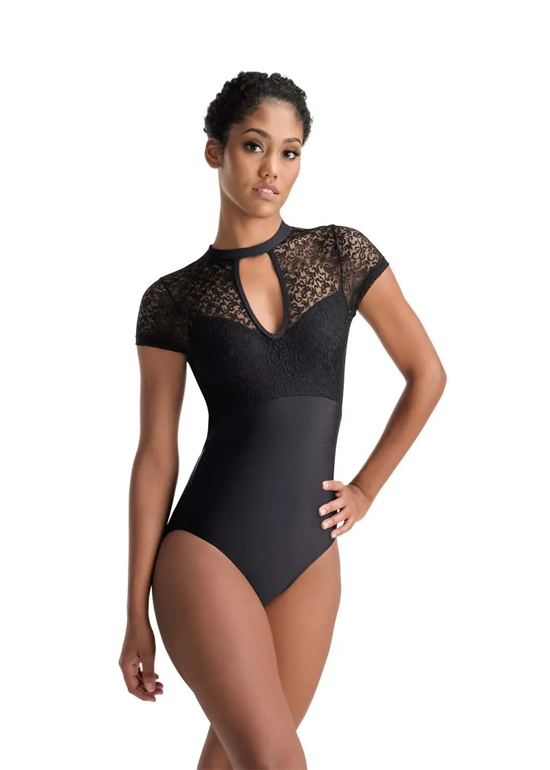 ON SALE Nicolette Cap Sleeve Leotard