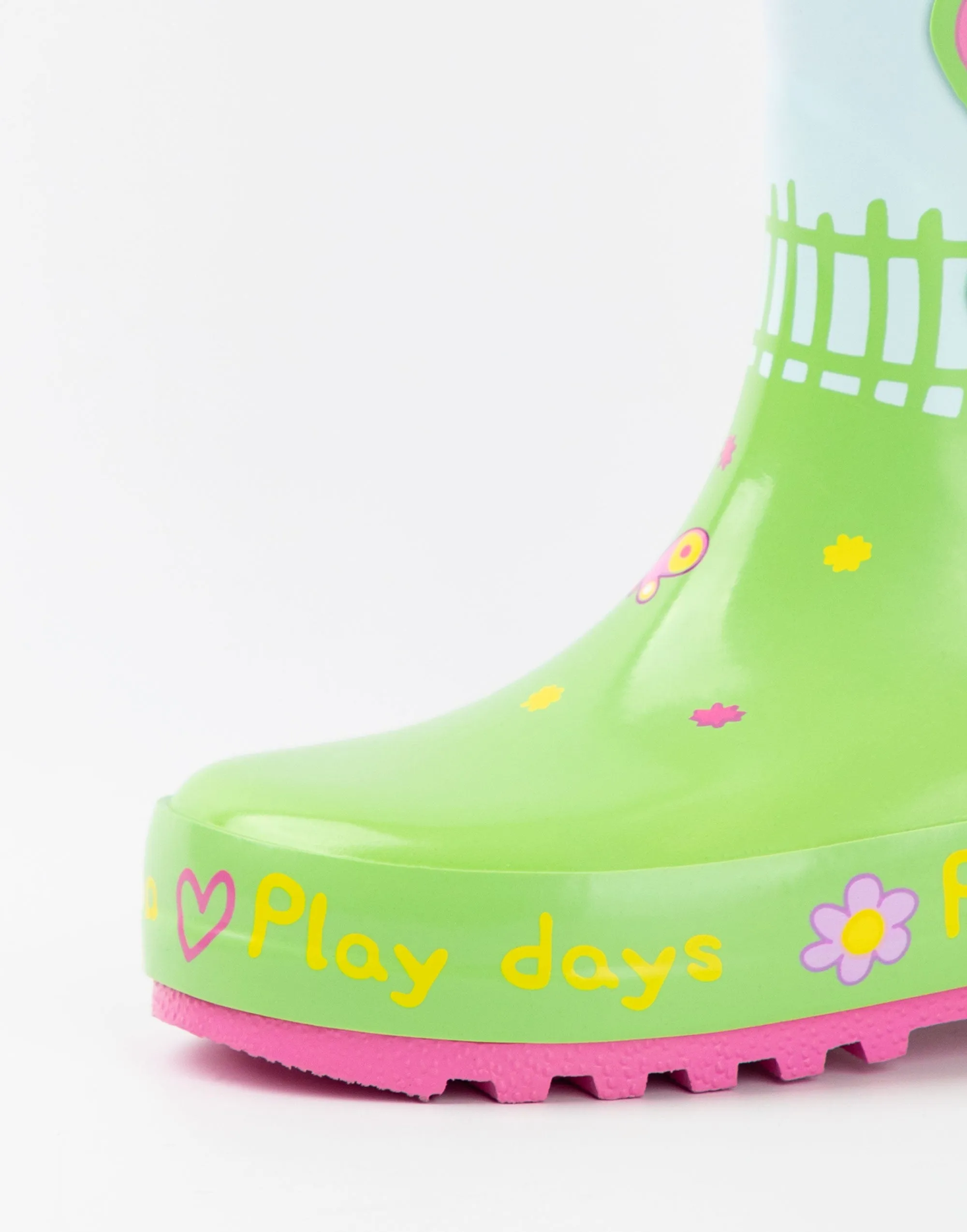 Peppa Pig Kids Wellington Boots with Handles