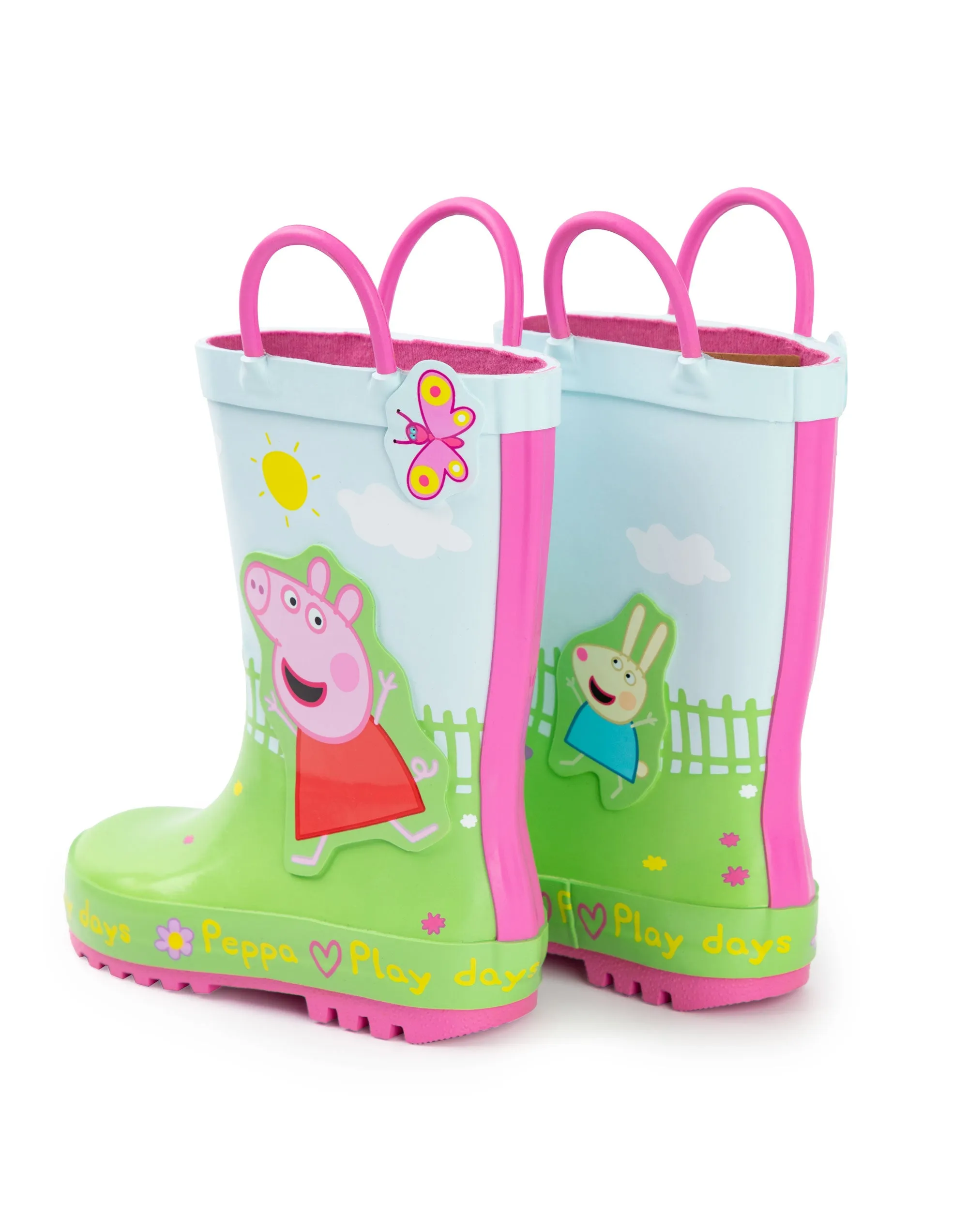 Peppa Pig Kids Wellington Boots with Handles