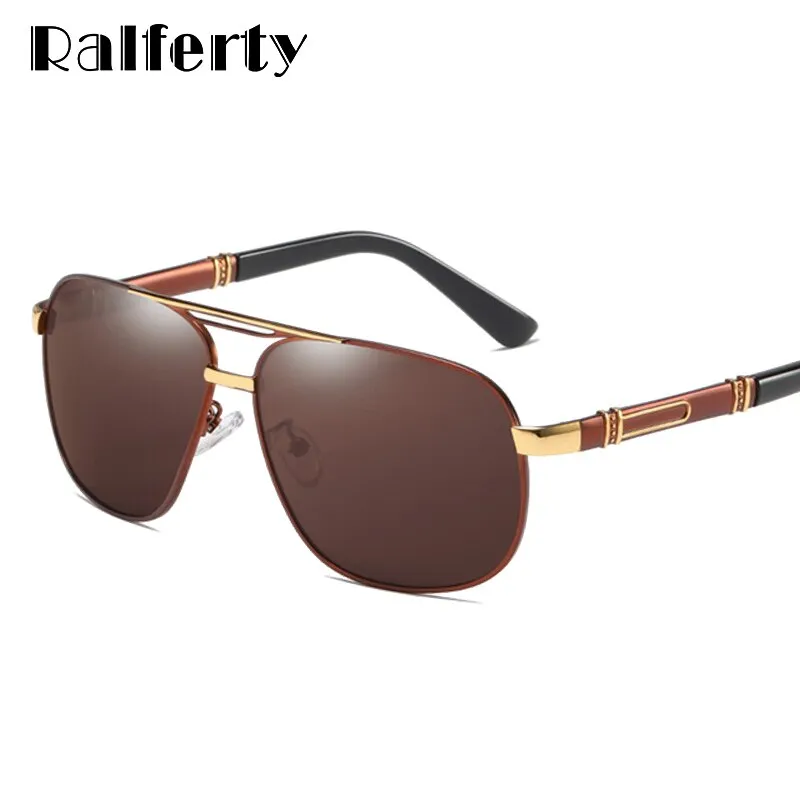 Ralferty Men's Sunglasses Polarized Tac Square D0960