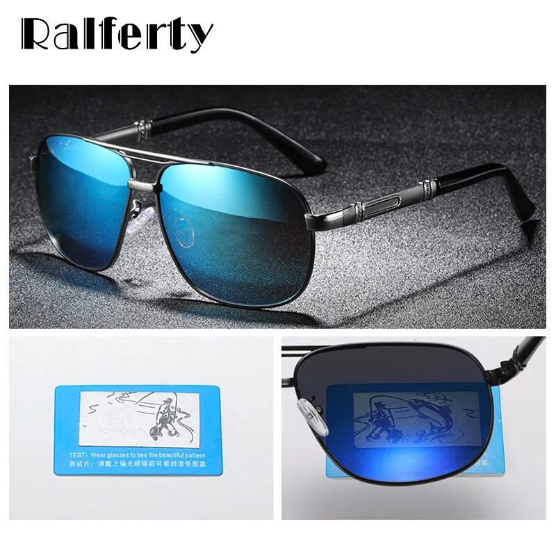 Ralferty Men's Sunglasses Polarized Tac Square D0960