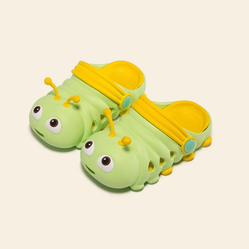 Summer Baby Lightweight Cartoon Non-slip EVA Soft Bottom Hole Shoes