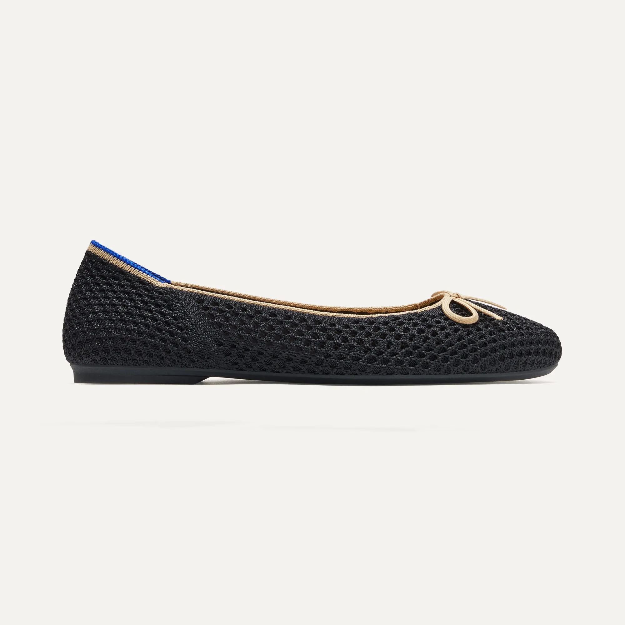 The Ballet Flat - Noir Mesh