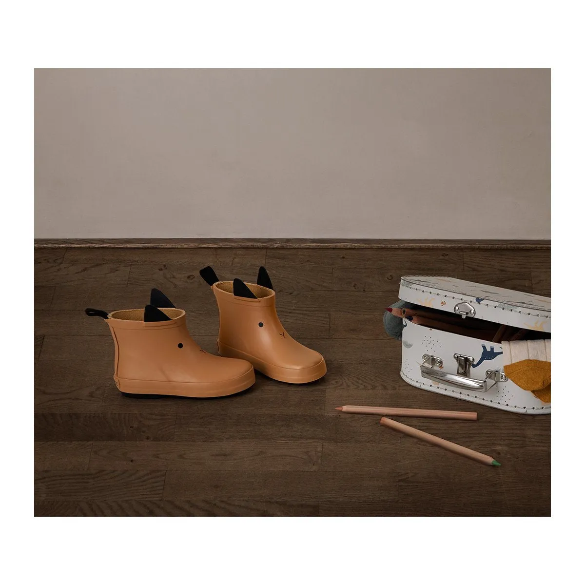 Tobi Rain Boot - Rabbit mustard