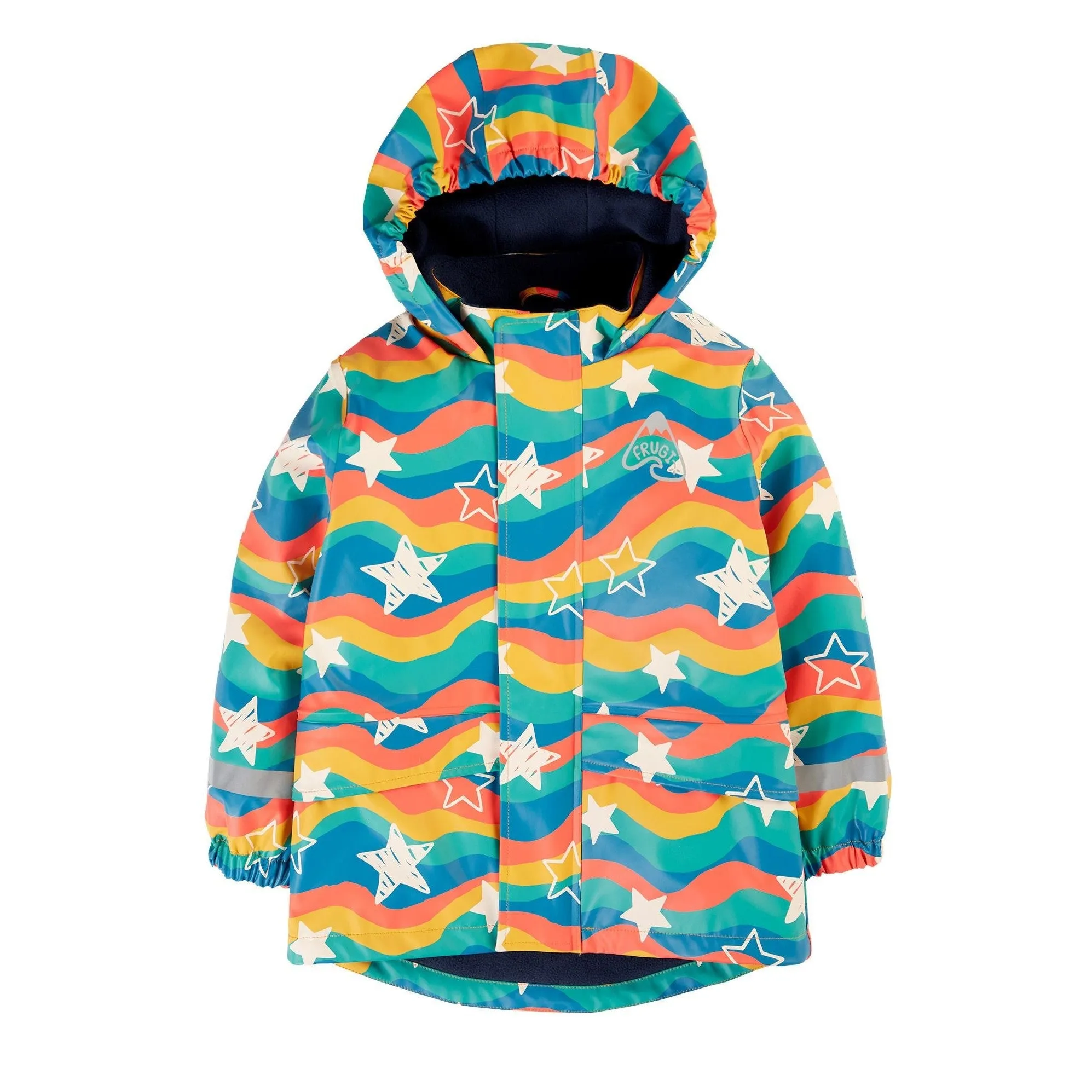 Wavy Stars Printed Puddle Buster Coat