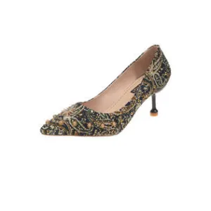 Women High Heel Comfortable Elegant Printed Pump - WSHP76433