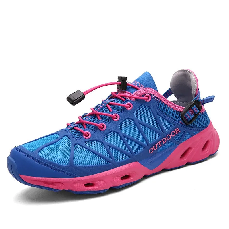 Women's breathable anti-skid stable outdoor hiking sneakers