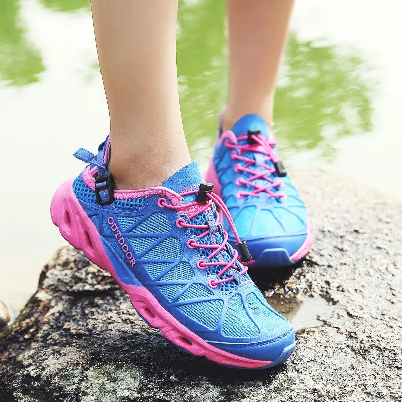 Women's breathable anti-skid stable outdoor hiking sneakers