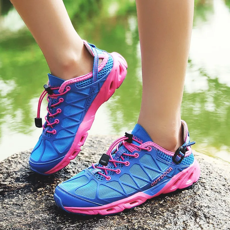 Women's breathable anti-skid stable outdoor hiking sneakers