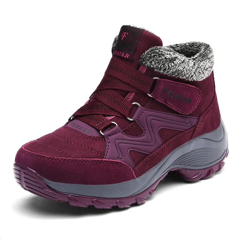 Women's winter villi thermal comfortable high top boots