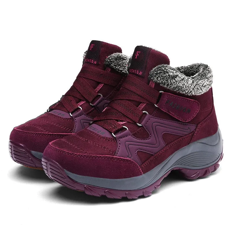 Women's winter villi thermal comfortable high top boots